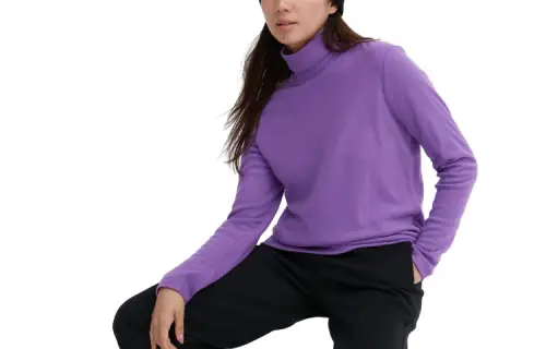 UNIQLO Knitwear Women's Purple Turtleneck Moderate Other