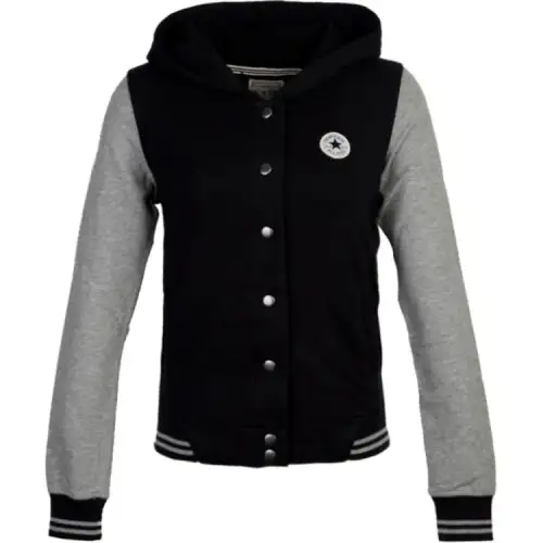 Converse Jackets Women's Black Hooded Moderate Other