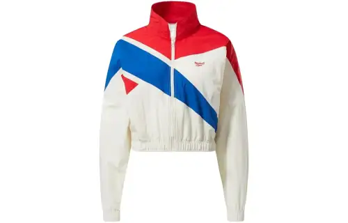 Reebok CYCLED Collection Classics Franchise Track Jacket Jackets & Coats Women's White