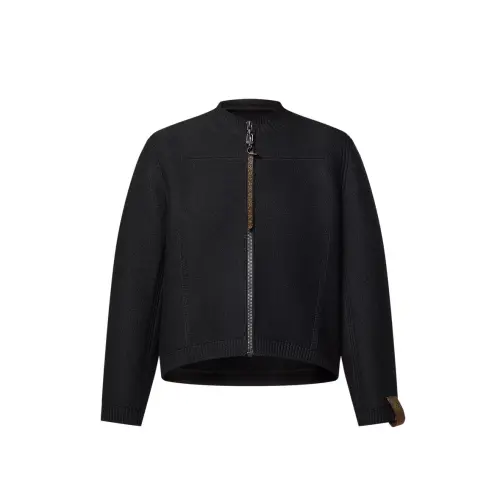 LOUIS VUITTON Compact Knit Zip-Up Cardigan