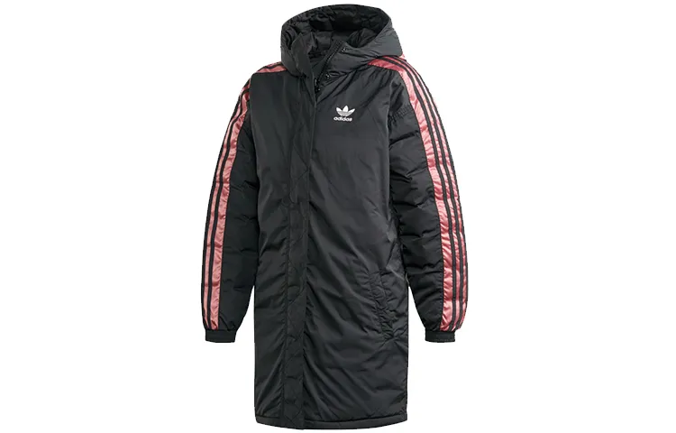 Adidas Originals Down Jackets Women's Black Hooded Moderate Other