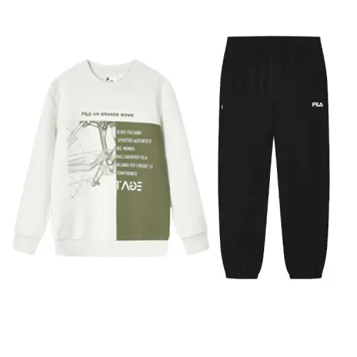 FILA Casual Sportswear Men's Crew Neck Moderate