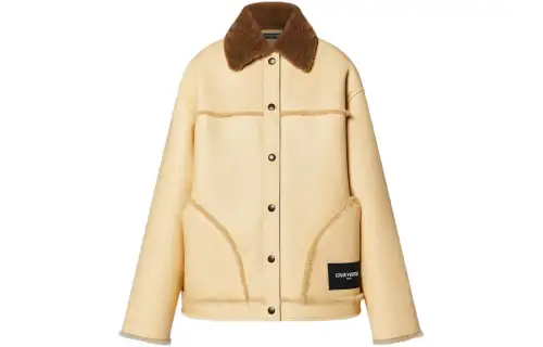 LOUIS VUITTON Reversible Boxy Shearling Jacket