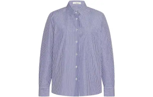 THE ROW Shirts Women's Blue Square Collar Moderate Other