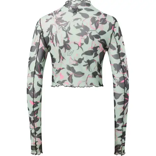 Reebok Print T Shirt Women's Light Sage