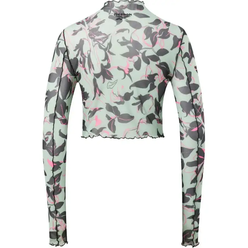 Reebok Print T Shirt Women's Light Sage