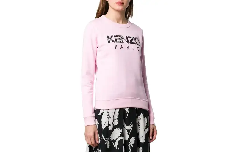 KENZO Sweatshirts Women's Pink Crew Neck Moderate Other