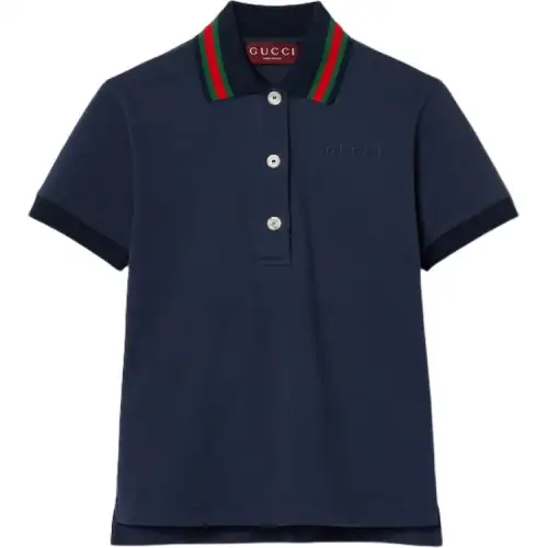 GUCCI Polo Shirt Women's Marine Blue