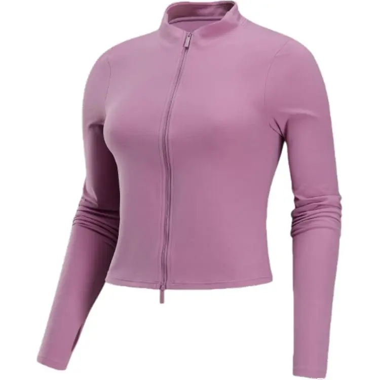 Nike ZenvyDri Fit Jacket Women's Gray Purple Red