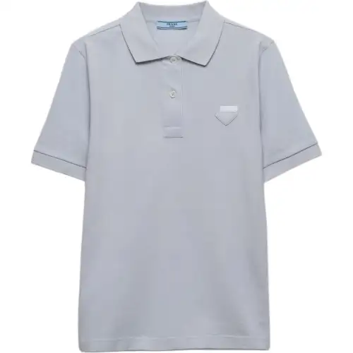 PRADA SS24 Polo Shirt Women's Xingji Blue