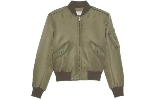 SAINT LAURENT FW22 Jackets & Coats Women's Green