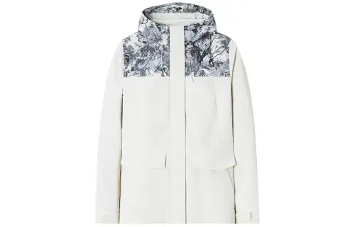 Anta x National Geographic Outdoor Collection Jackets & Coats Women's Euryale Stone White