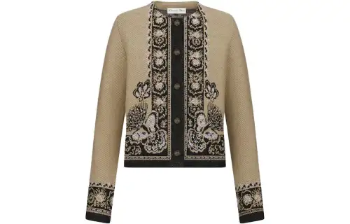DIOR SS24 Knitwear Women's Beige Yellow