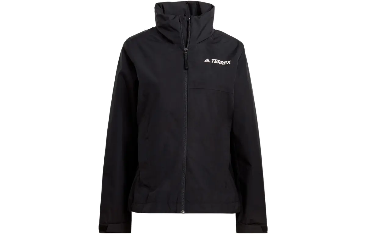 Adidas Jackets Women's Black Stand Collar Moderate Other