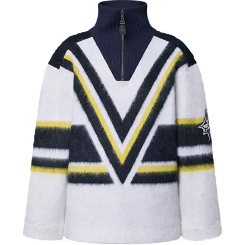 Lv Mohair Hockey Stripes Pullover