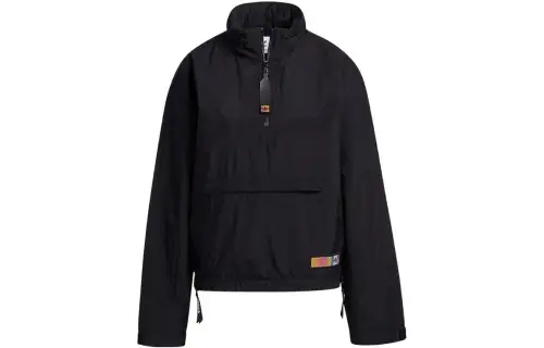 Adidas Originals Jackets Women's Black Stand Collar Moderate Other