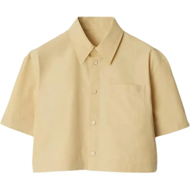 Burberry cropped cotton shirt