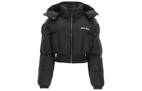 MIU MIU Down Jacket Women's Black