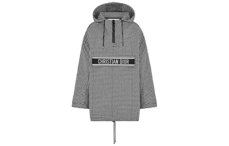 DIOR Quarterly New Products Jackets Women's Black Hooded Moderate Other