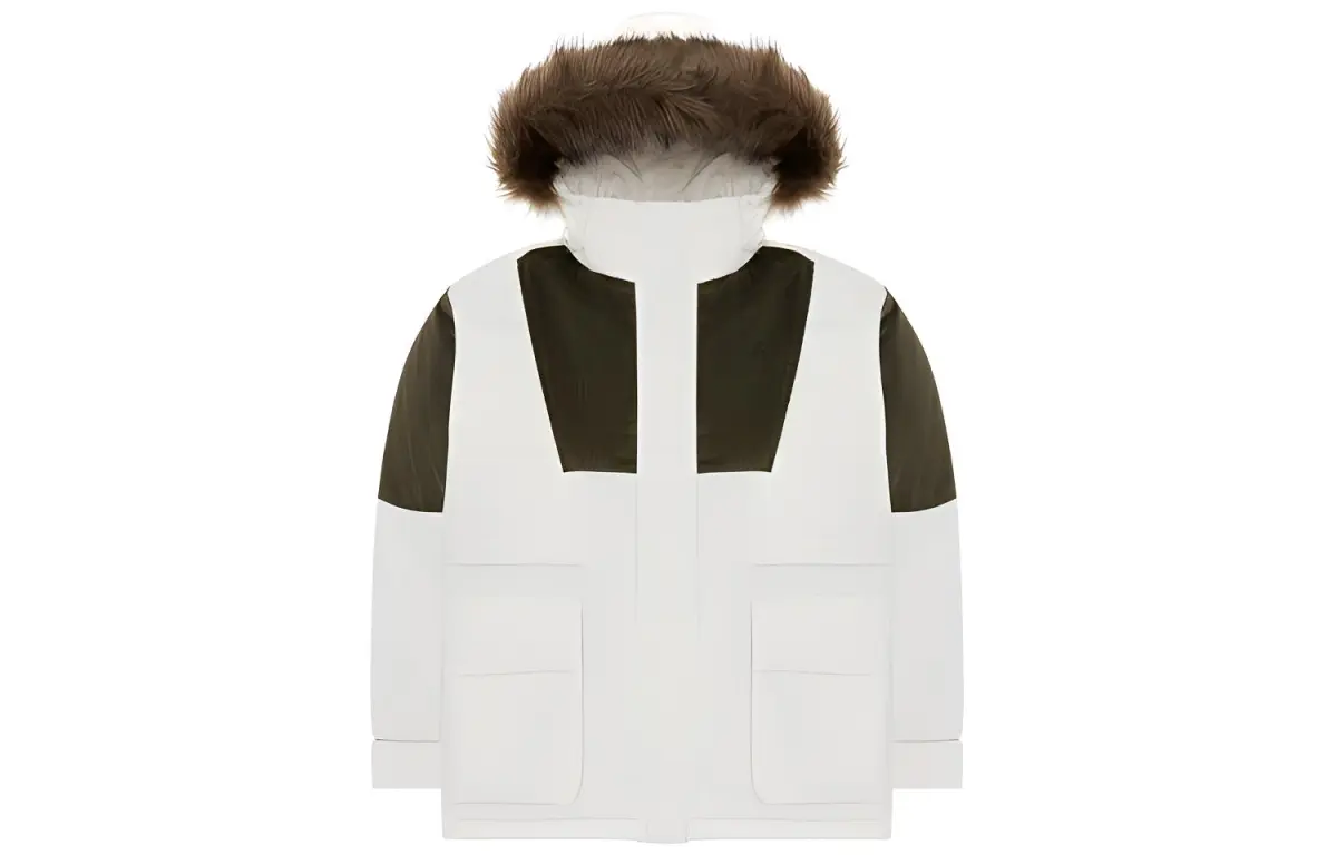 New Balance Down Jackets Women's White Hooded Moderate Other