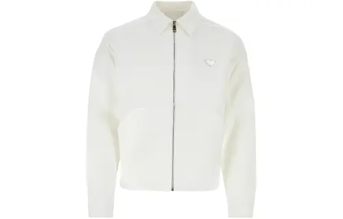 PRADA Shirts Men's White Lapel Moderate Other