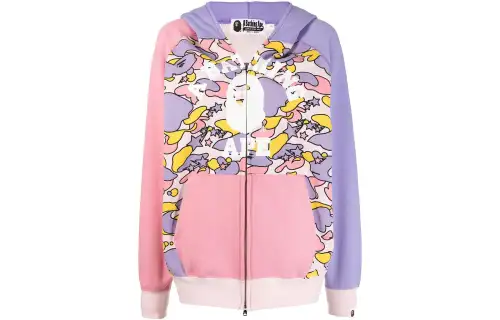 A BATHING APE Jackets Women's Pink Hooded Moderate Other