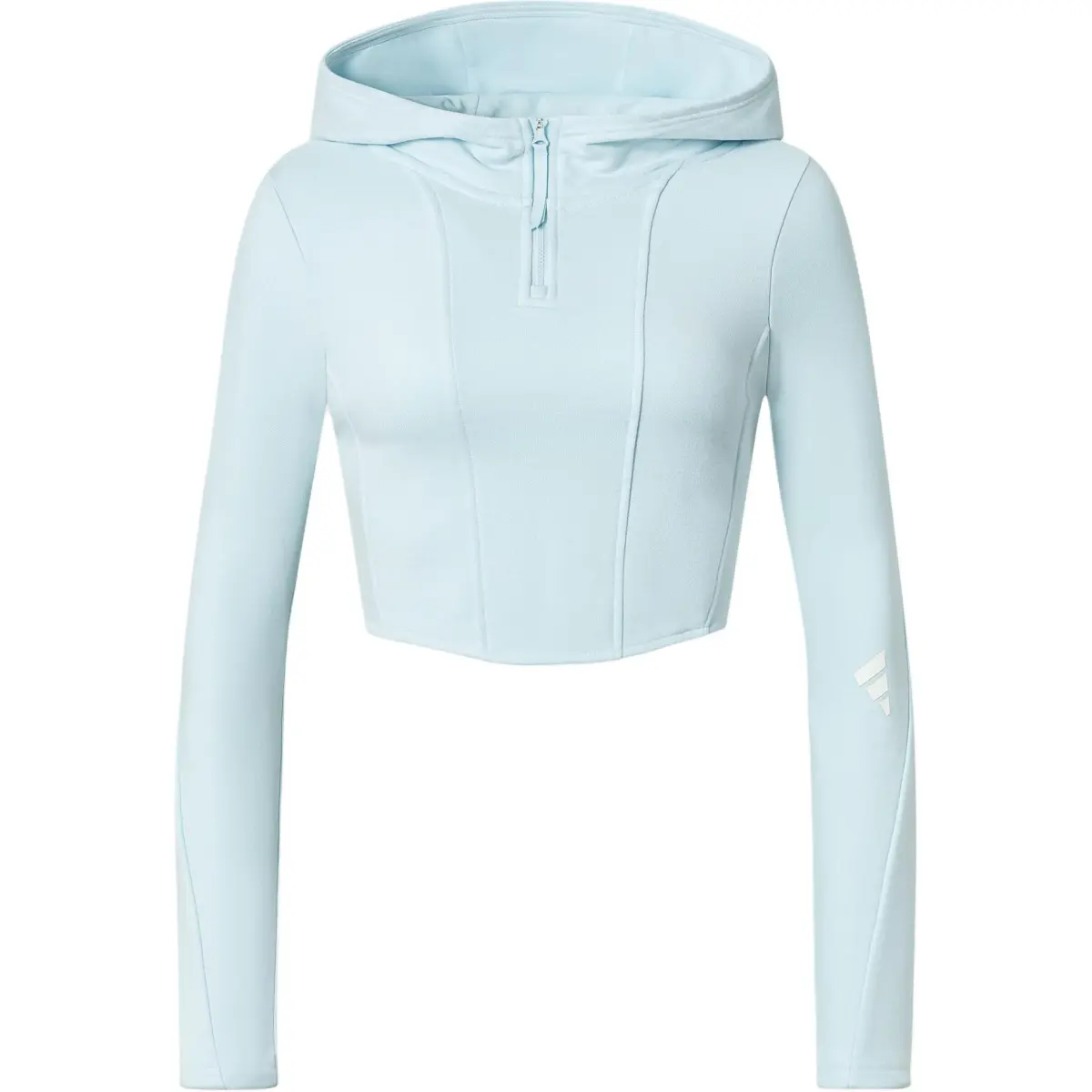 Adidas Sweatshirts Women's Blue Hooded Moderate