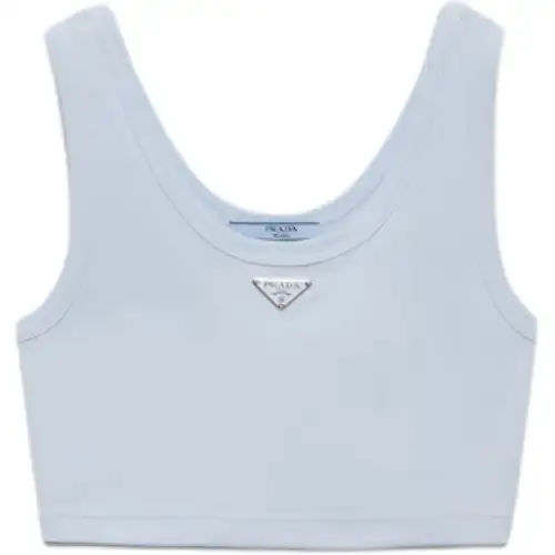 PRADA Ribbed knit Tank Top