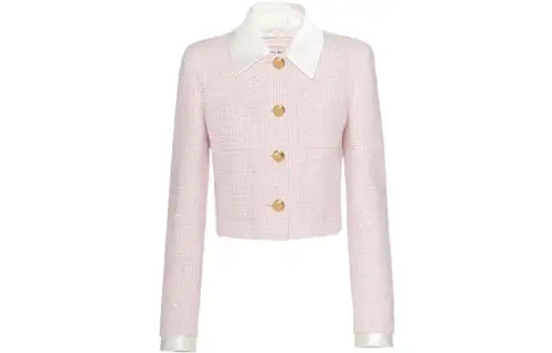 MIU MIU Jackets Women's Pink Lapel Moderate Other