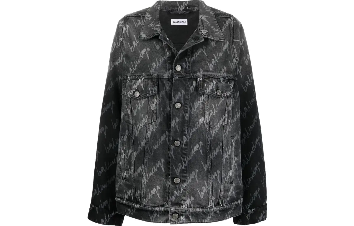 Balenciaga Jacket Loose Fit Women's Black