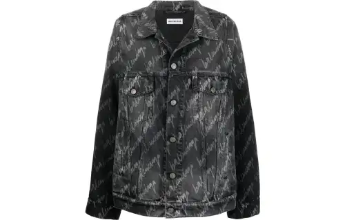 Balenciaga Jacket Loose Fit Women's Black