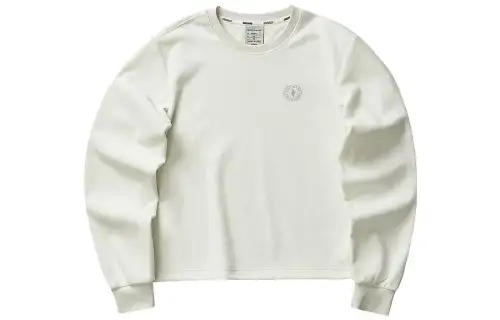 Skechers Sweatshirts Women's Marshmallow White/0074 Crew Neck Moderate Regular