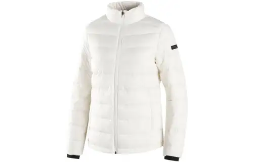 Skechers Down Jackets Women's White Stand Collar Moderate Other