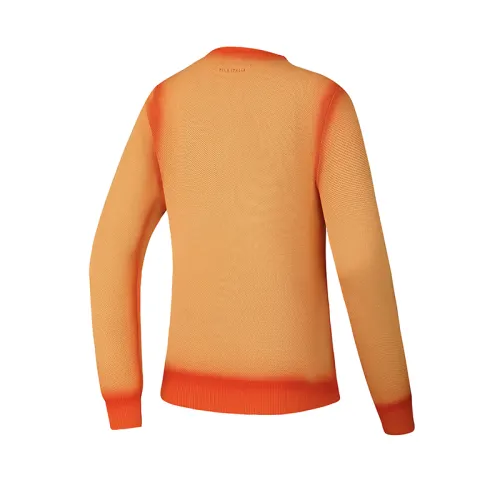 FILA Knitwear Women's Autumn Orange Crew Neck Moderate