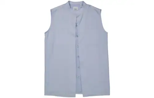 Burberry layered sleeveless shirt