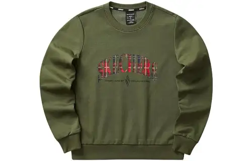 Skechers Bob's Sweatshirts Women's Olive/0067 Crew Neck Moderate Regular