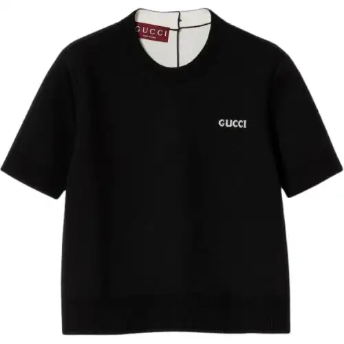 GUCCI Gg Intarsia Knit Top