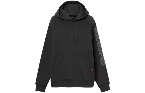Timberland Sweatshirts Women's Black Hooded Moderate Regular