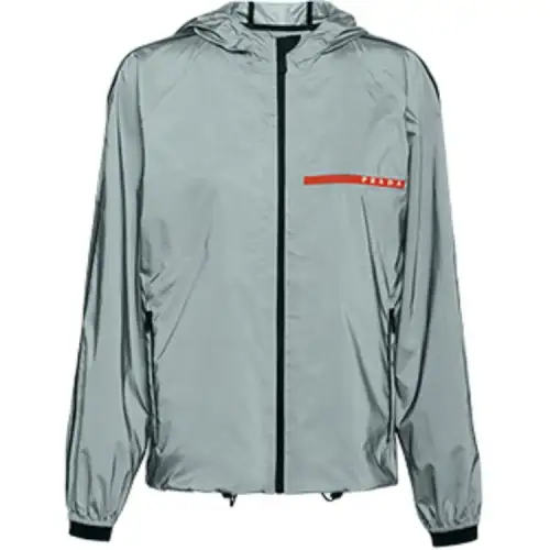 PRADA Jackets & Coats Women's Silver