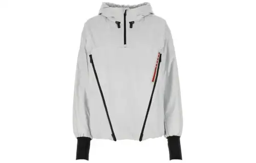 Prada contrast-trim jacket
