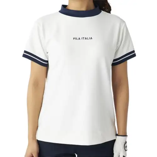 FILA Shirts Women's White Crew Neck Moderate