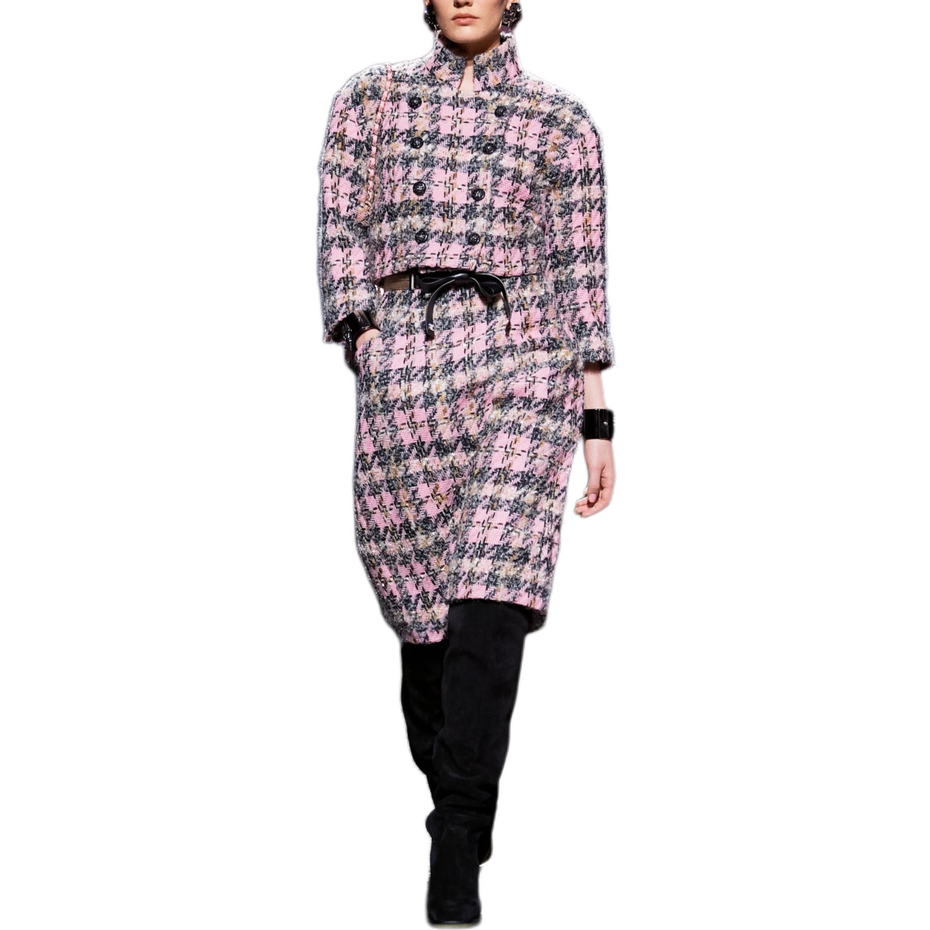 Женская куртка Chanel (розовая)