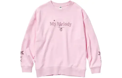 UNIQLO x Sanrio Sweatshirt Women's Pastel Pink