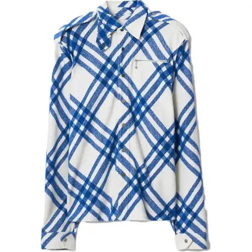 Burberry Vintage Check wool-blend shirt