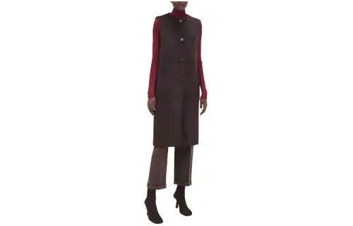 HERMES Jackets & Coats Women's Brown