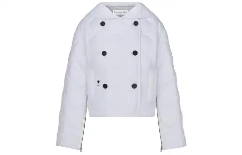 DIOR Jackets Women's White Lapel Moderate Other