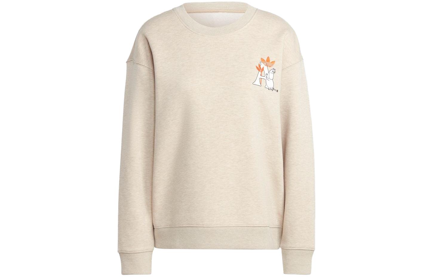 Adidas Originals Sweatshirts Women's Sandstone Crew Neck Moderate Regular