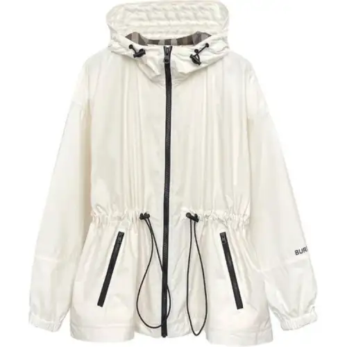 Burberry Jackets & Coats Women's White
