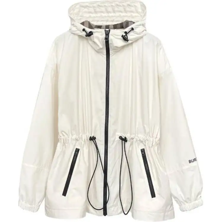 Burberry Jackets & Coats Women's White