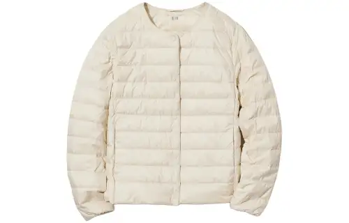UNIQLO Down Jacket Women's Light Beige